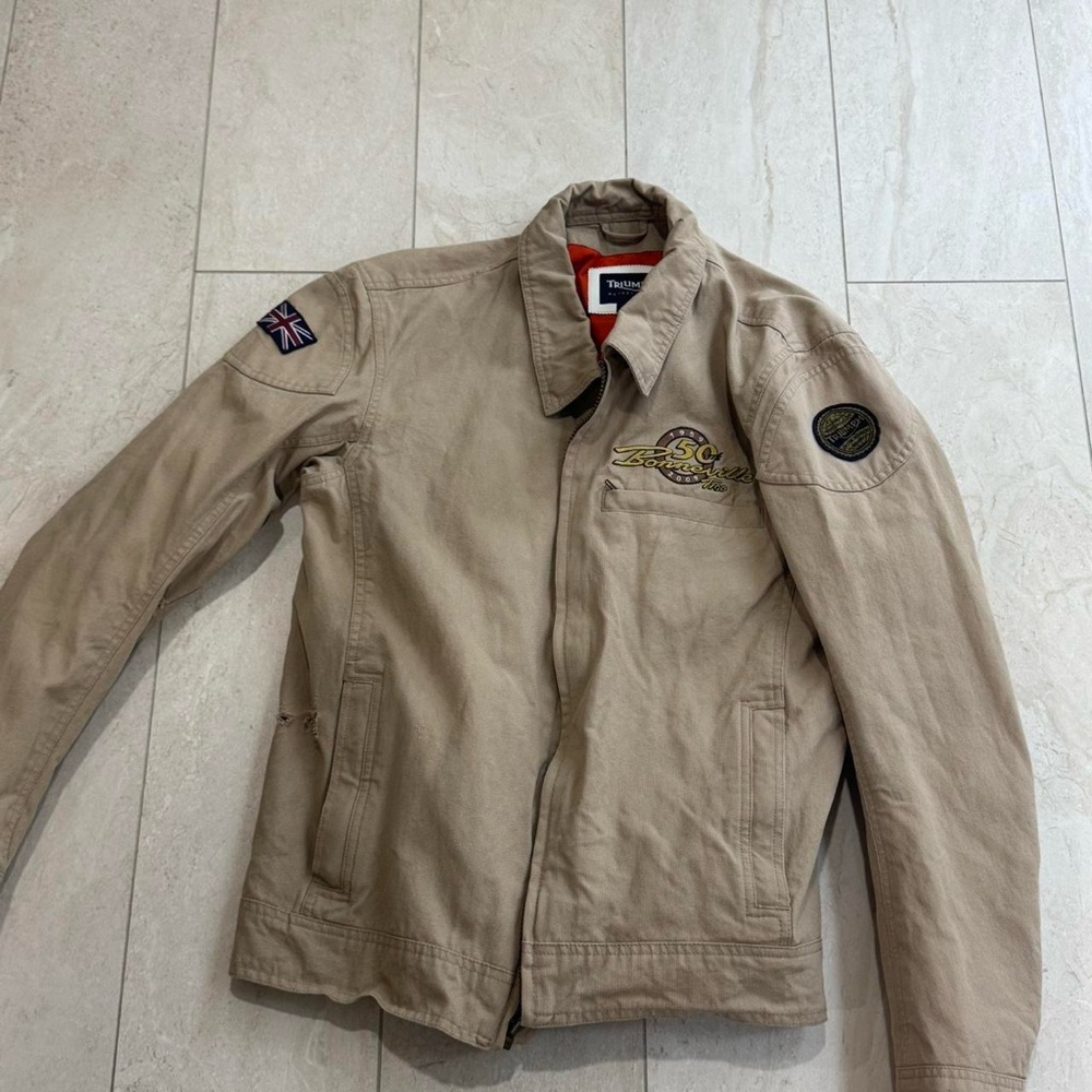 Booneville Motorcycle Jacket with Patches